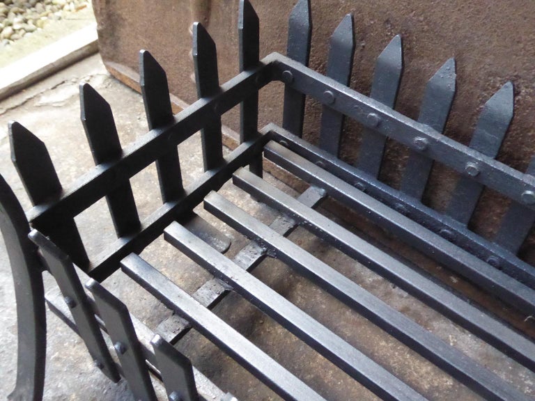English Modernist Fireplace Grate, Fire Grate For Sale at 1stDibs