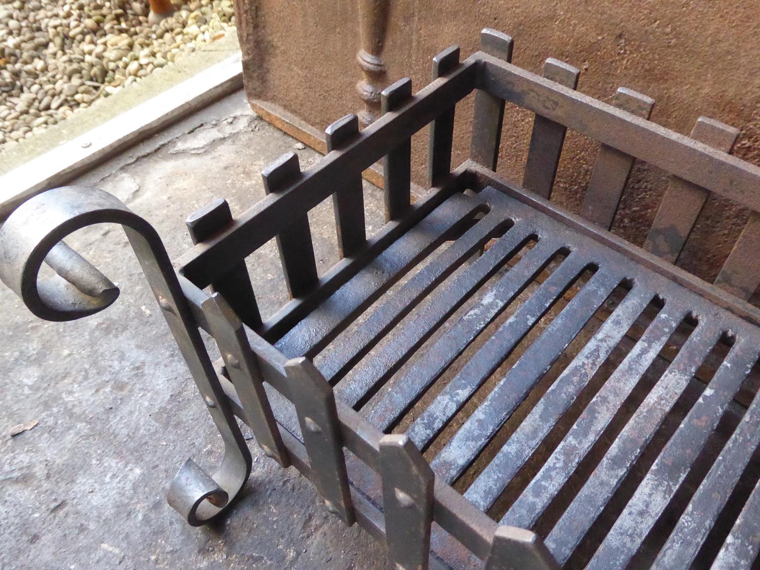 English Modernist Fireplace Grate, Fire Grate 2