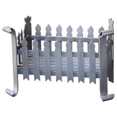 English Modernist Fireplace Grate, Fire Grate