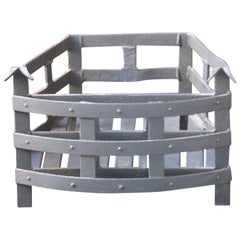 English Modernist Fireplace Grate, Fire Grate