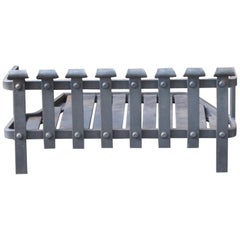 English Modernist Fireplace Grate, Fire Grate