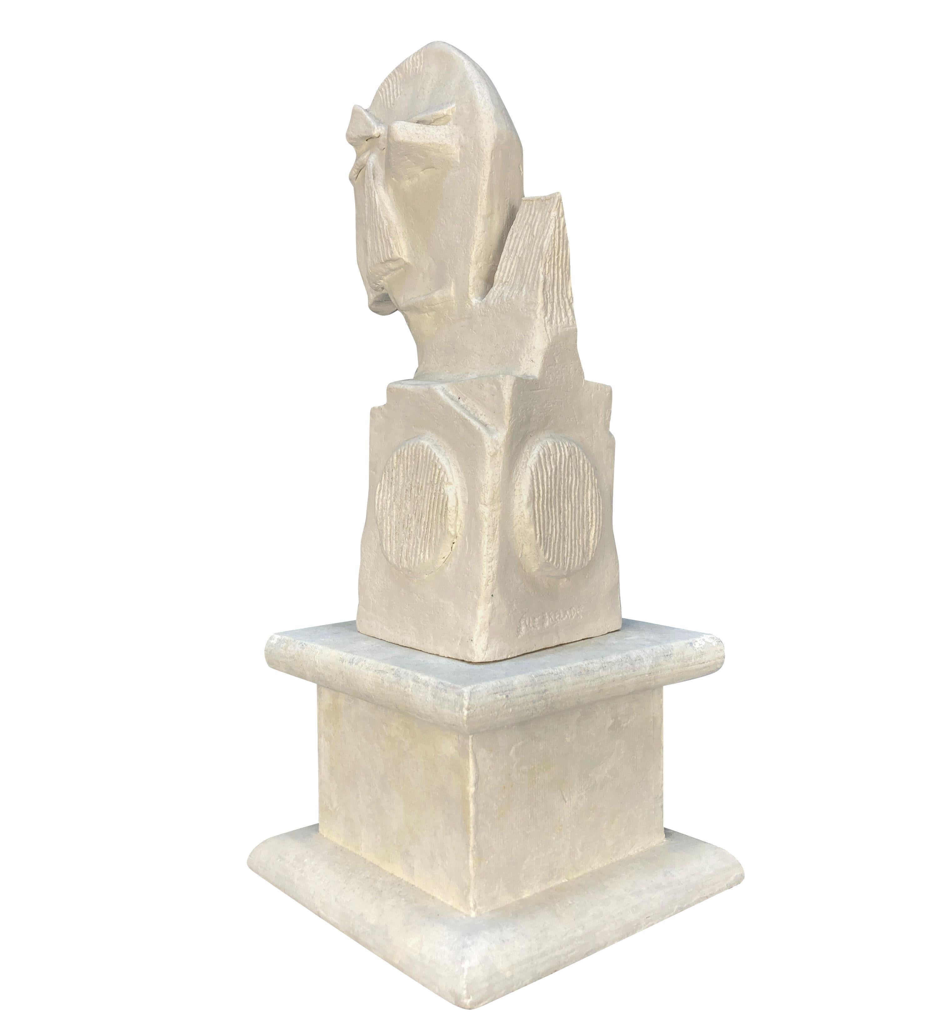 Inglese Scultura in gesso modernista inglese in vendita