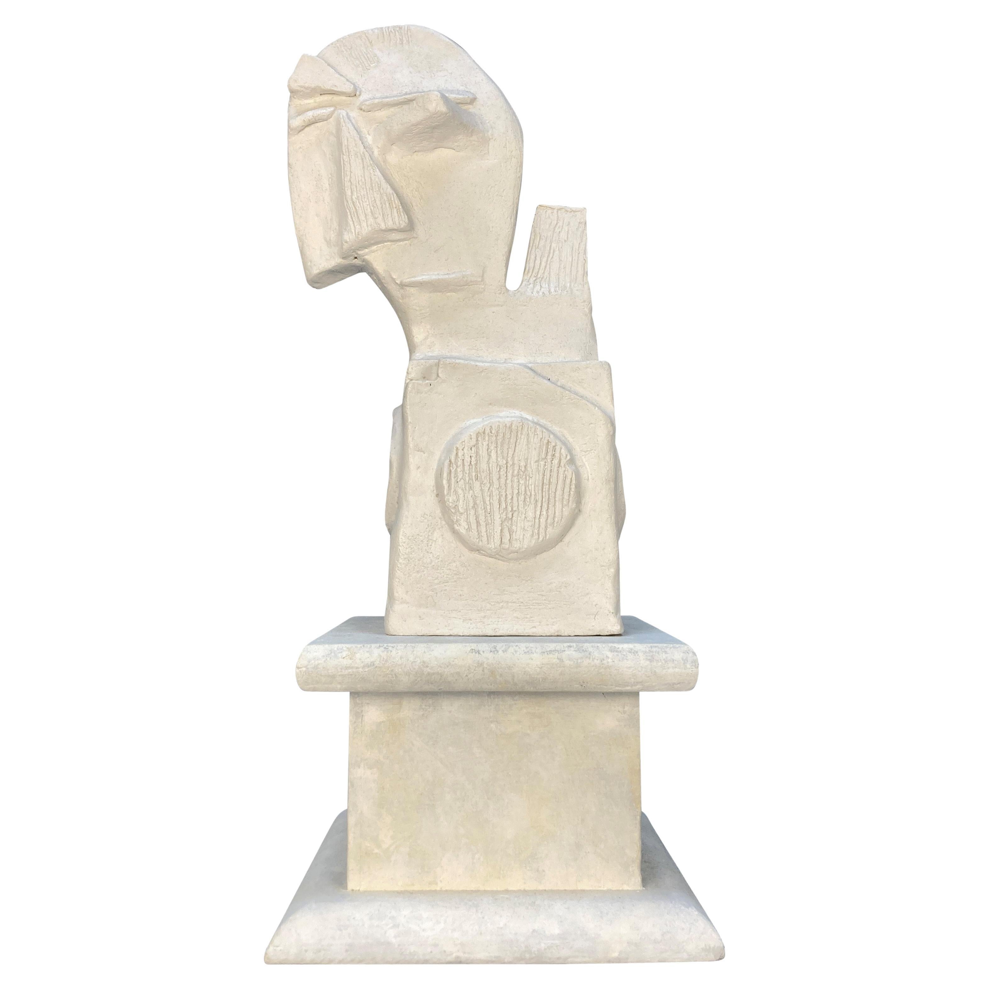 English Modernist Plaster Sculpture