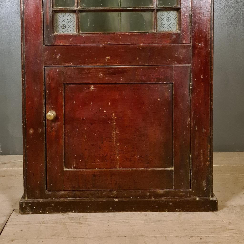 Pretty original painted narrow cupboard, 1810.

Dimensions:
34 inches (86 cms) wide
18.5 inches (47 cms) deep
36 inches (91 cms) high.