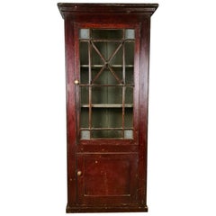 Antique English Narrow Cupboard