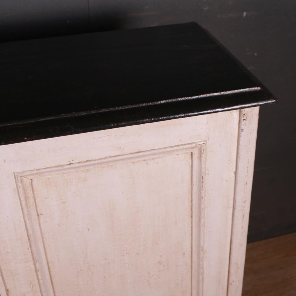 English Narrow Painted Dresser Base In Good Condition In Leamington Spa, Warwickshire