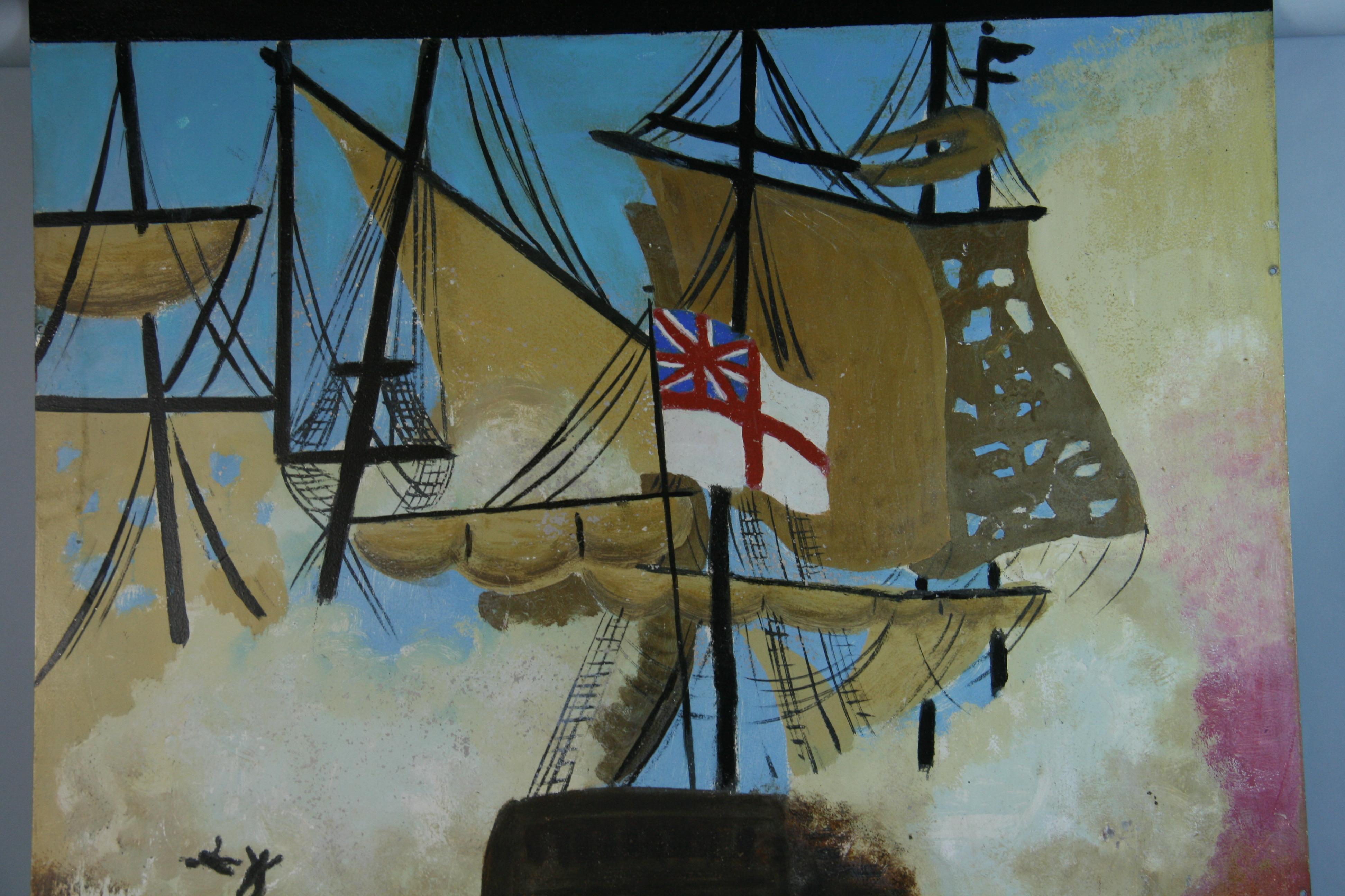Late 20th Century English Naval Battle 