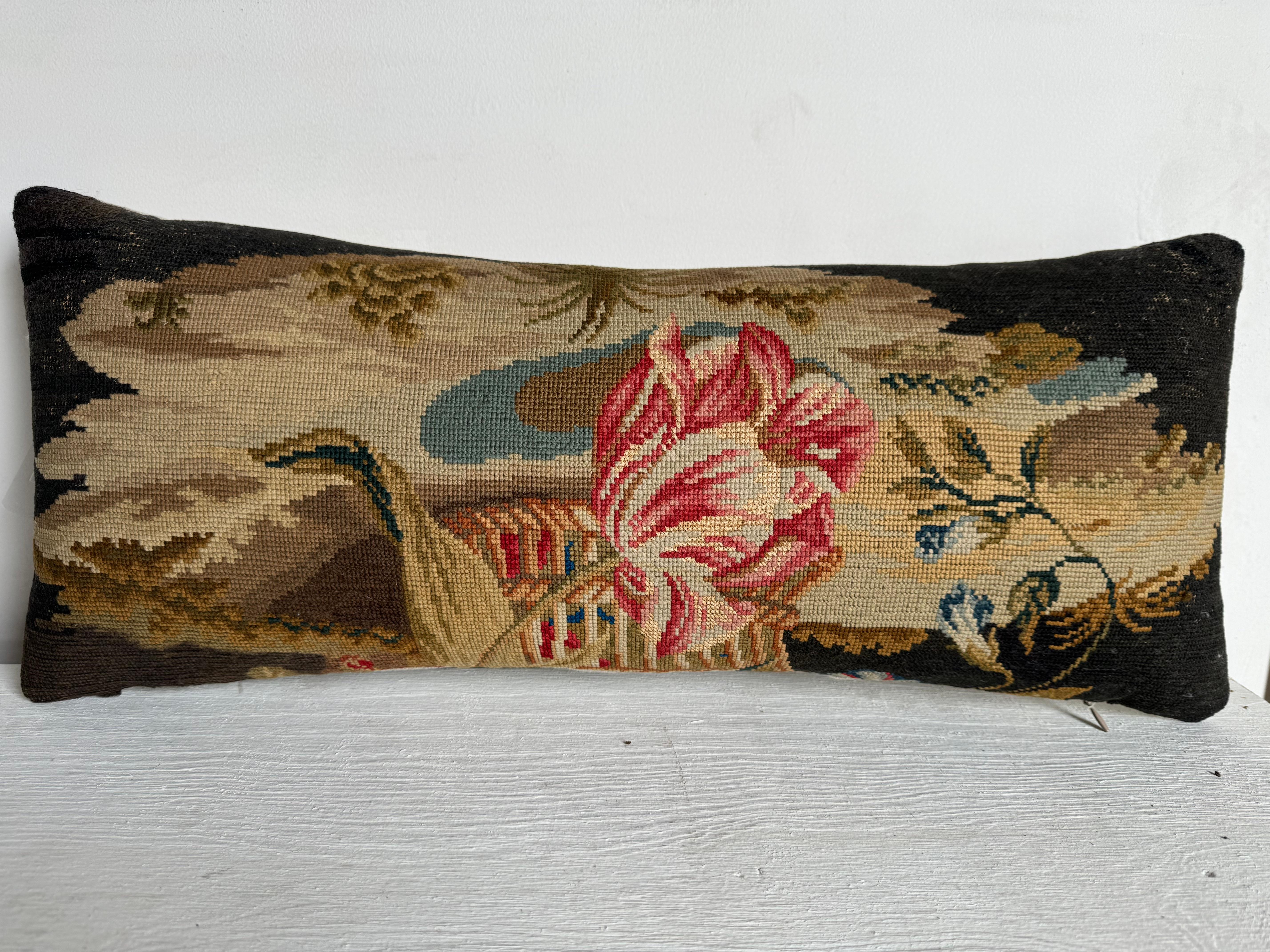 English Needlework Pillow 1850 - 22