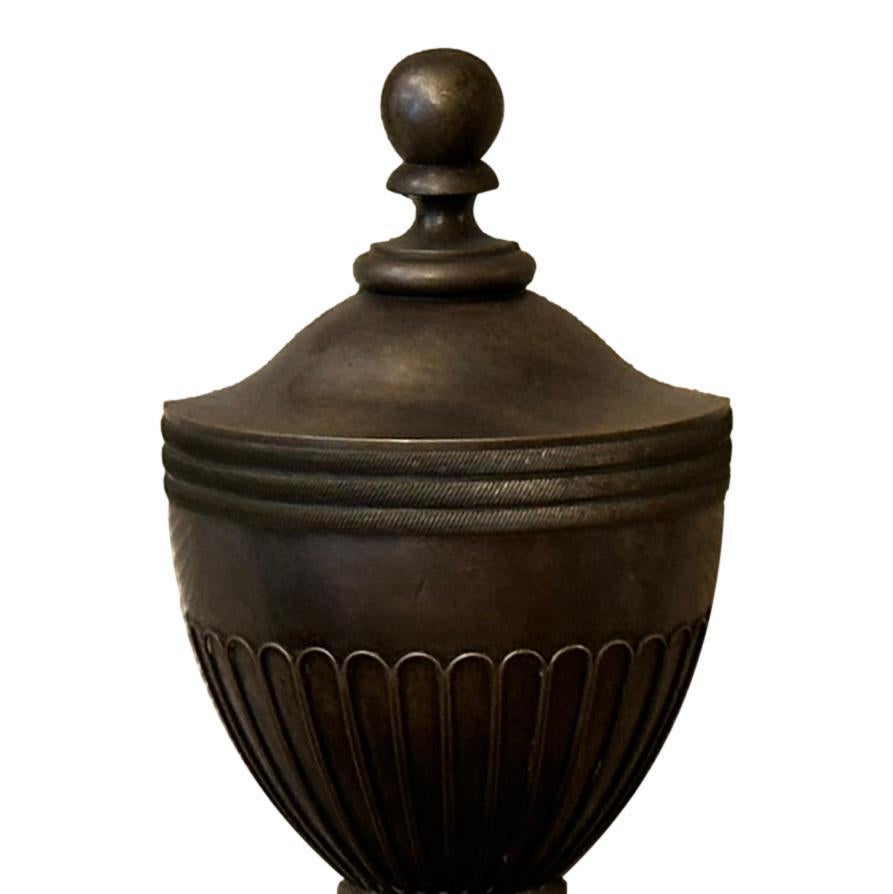 English Neo Classic Style Bronze Sconces In Good Condition For Sale In New York, NY