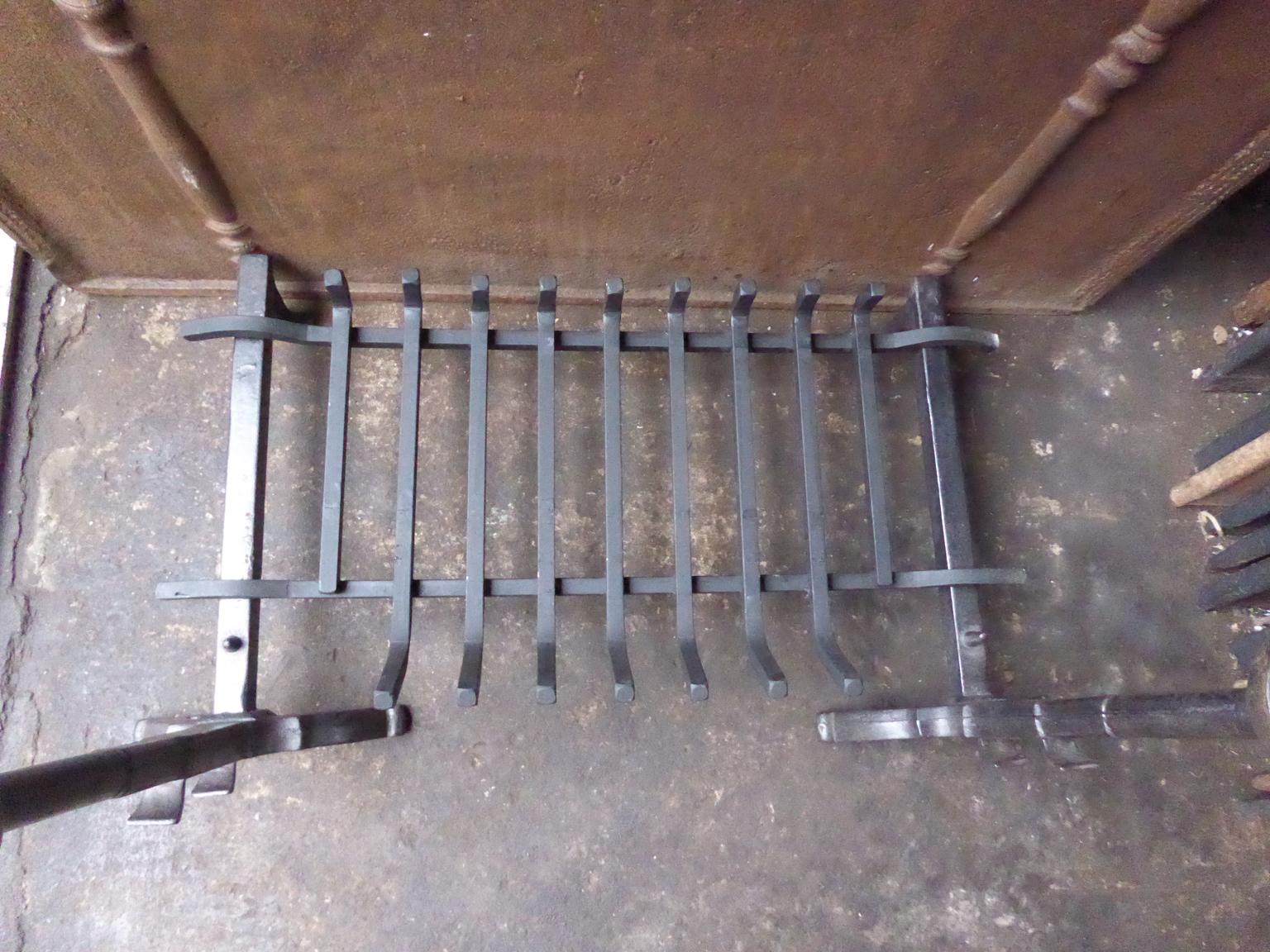 English Neo Gothic Style Fireplace Grate, Fire Grate 4