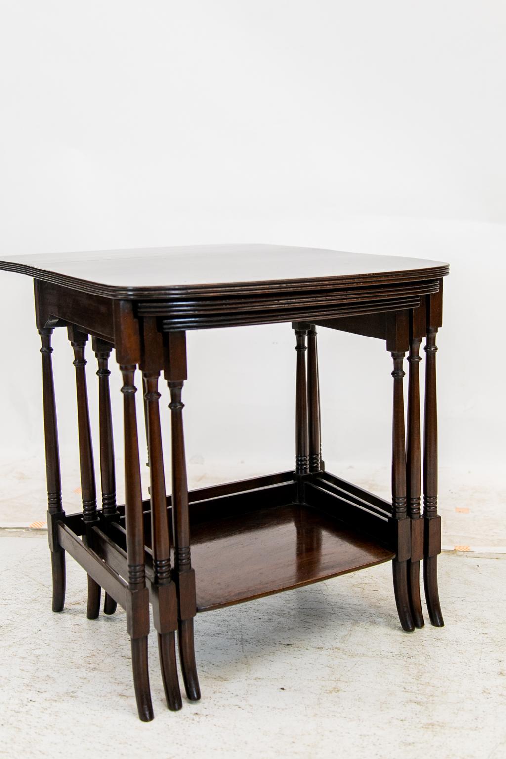 English Nest of Three Tables For Sale 2