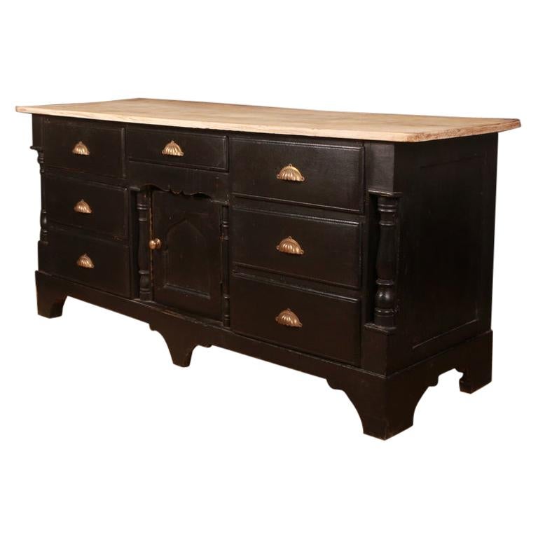 English North Country Painted Sideboard