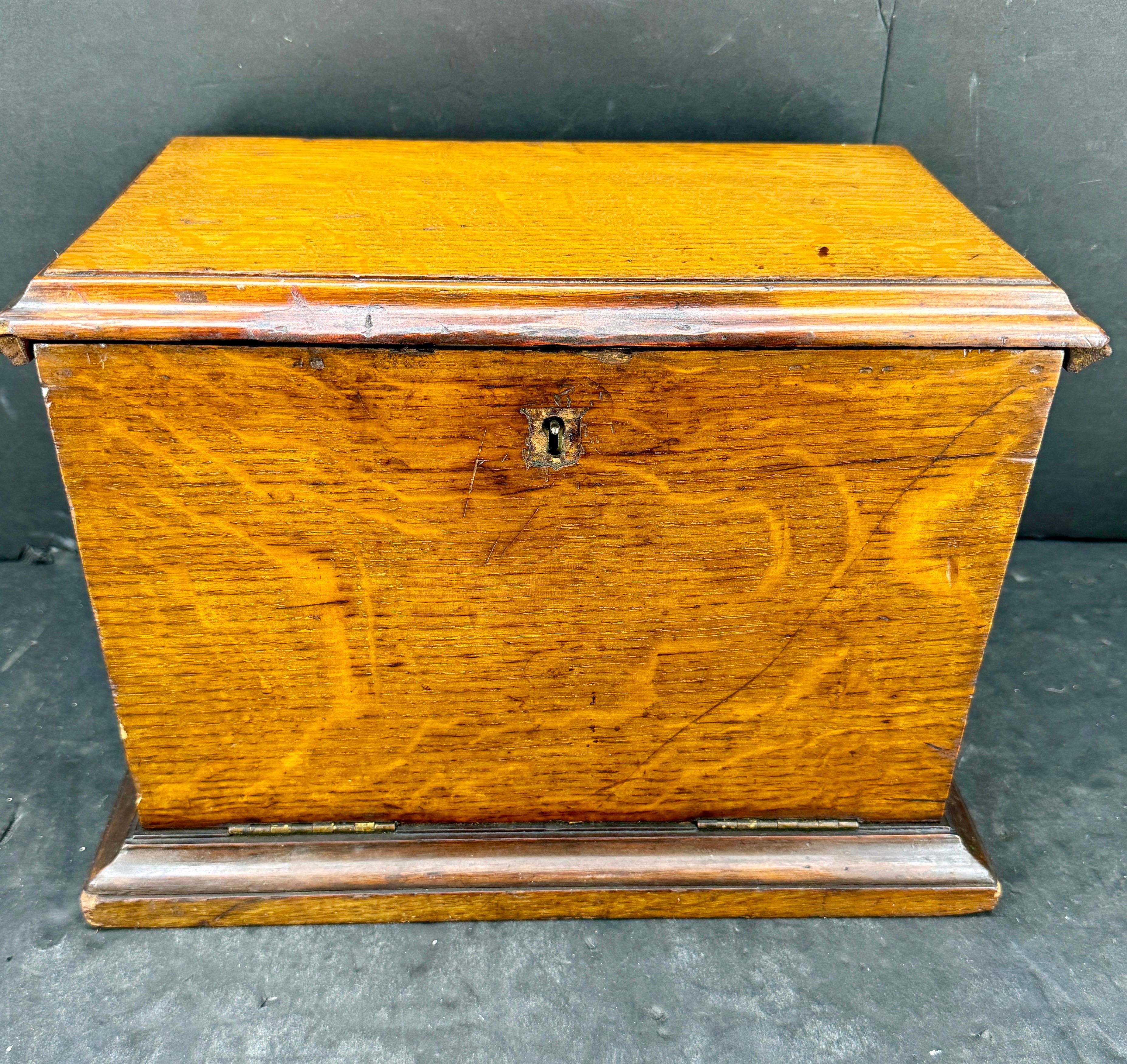 Englisch Notary Travel Mail Desk Korrespondenzkasten, um 1910 (Edwardian) im Angebot