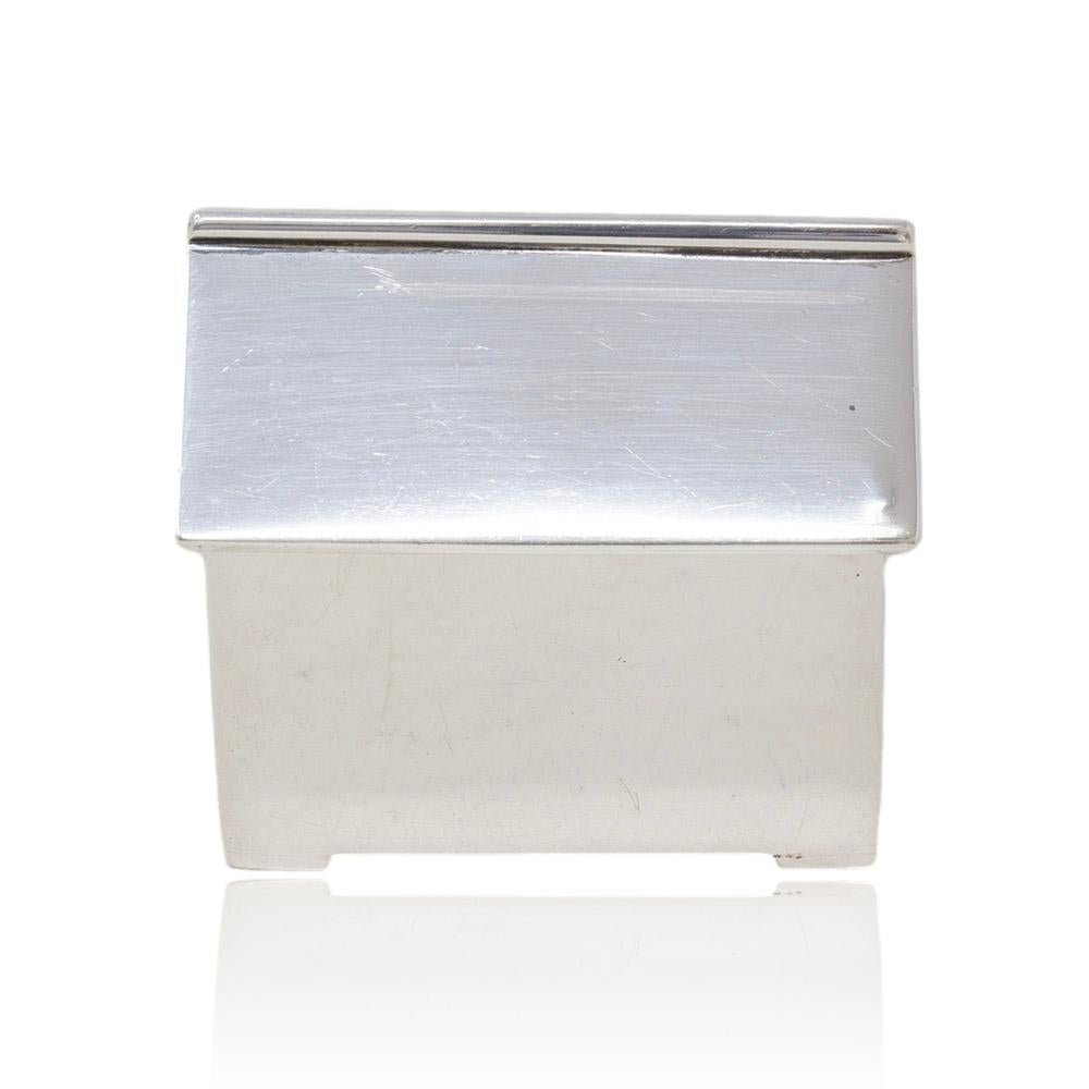 English Novelty Hundezwinger Sterling Silber und Emaille Vesta Fall (19. Jahrhundert) im Angebot