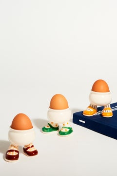 English Novelty Egg Cups Set of Three