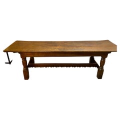 English Oak 17th C Refectory Table