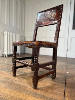 English Oak 17th Century Side Chair