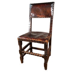 English Oak 17th Century Side Chair