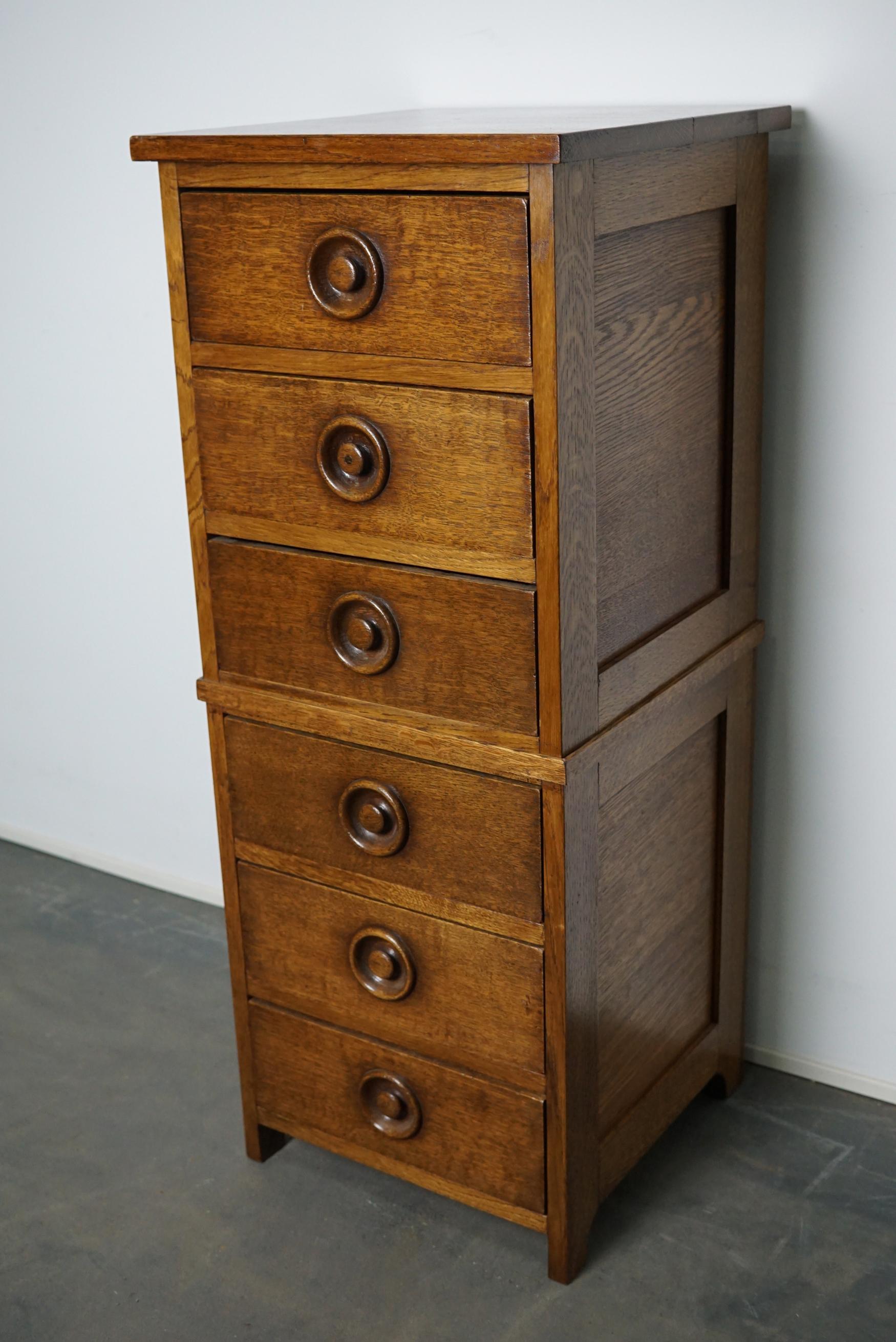English Oak Apothecary Cabinet, 1930s For Sale 3