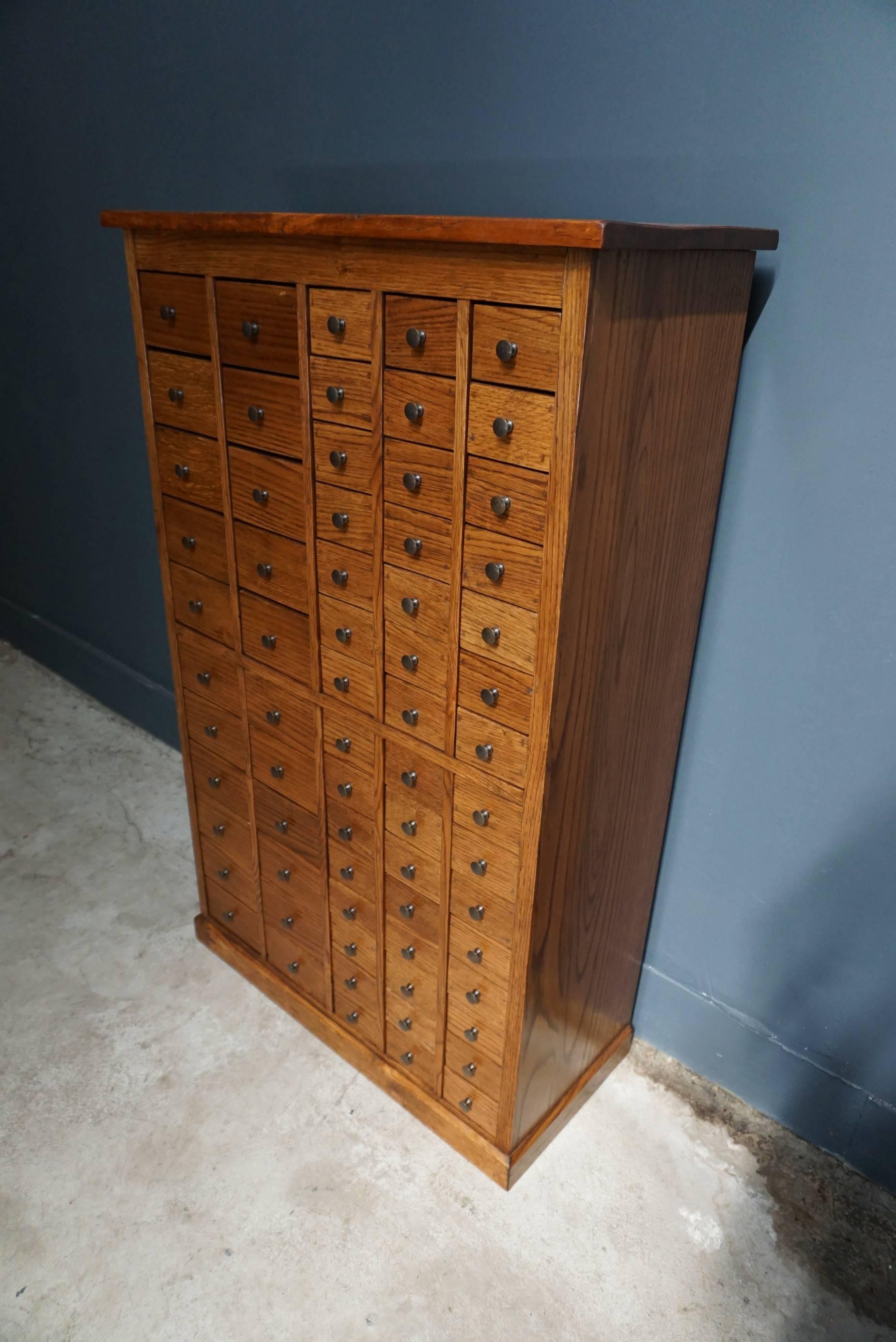 English Oak Apothecary Cabinet, 1900s 2