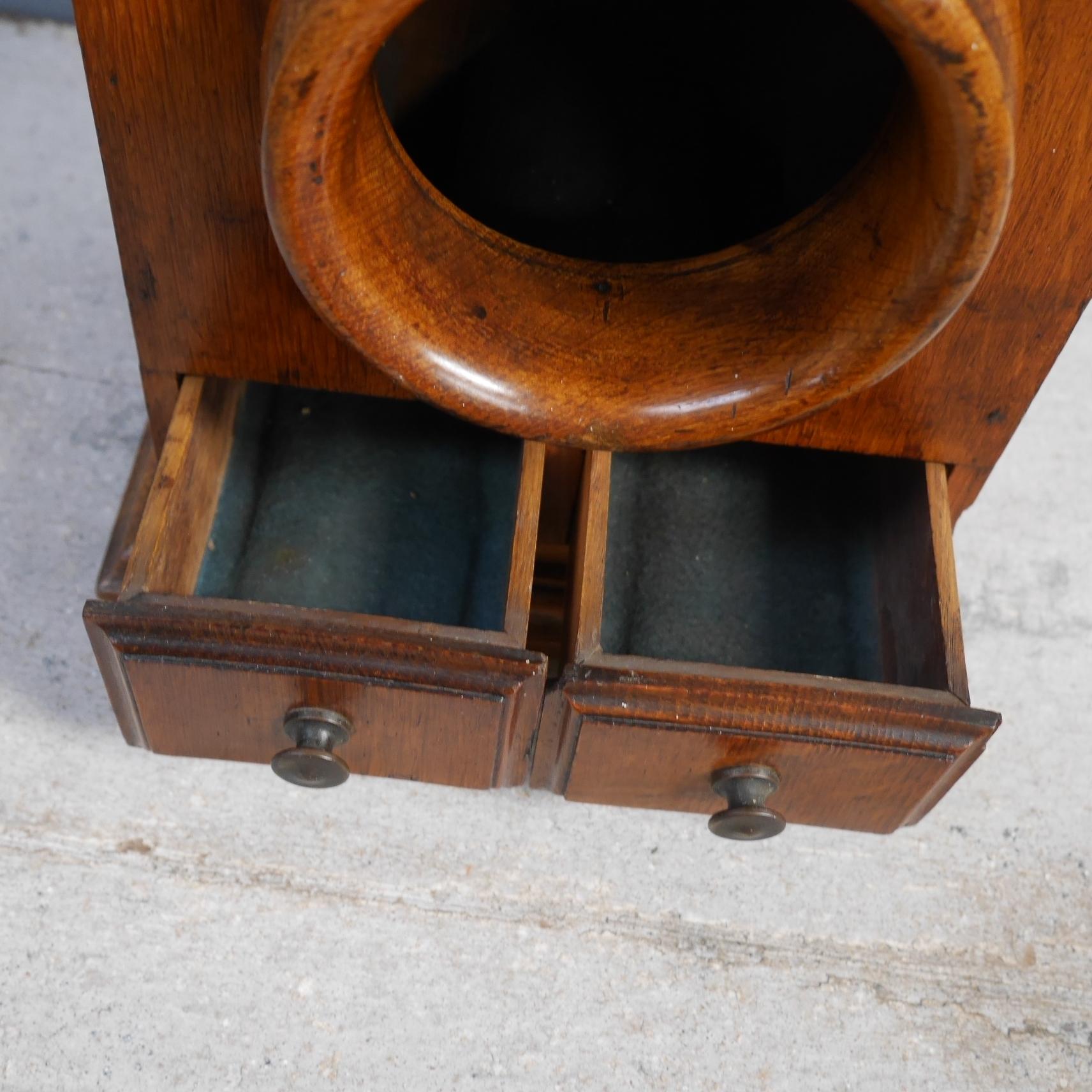 English Oak Ballot Box by Toye & Co In Fair Condition In Downham Market, GB