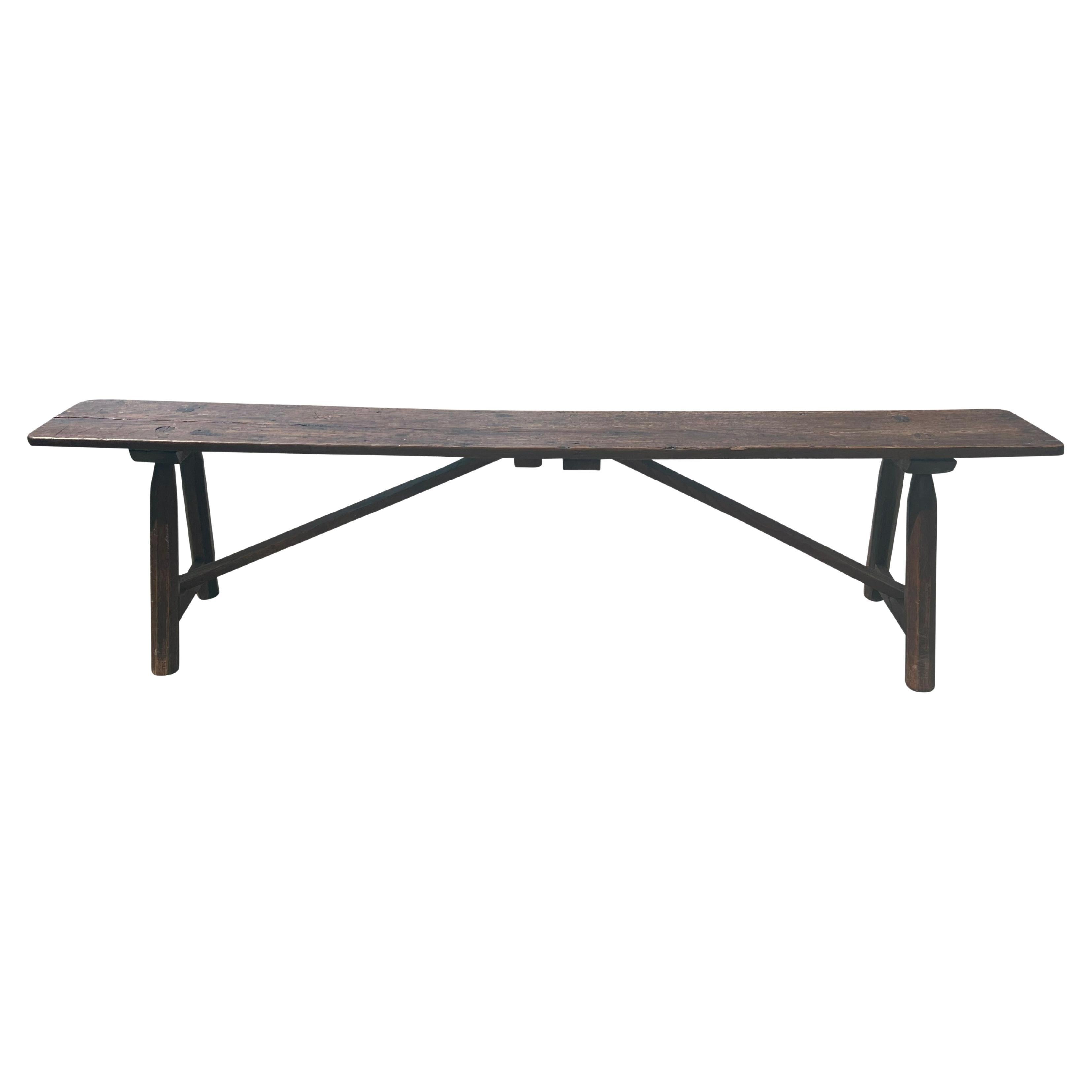 English Oak Bench For Sale at 1stDibs