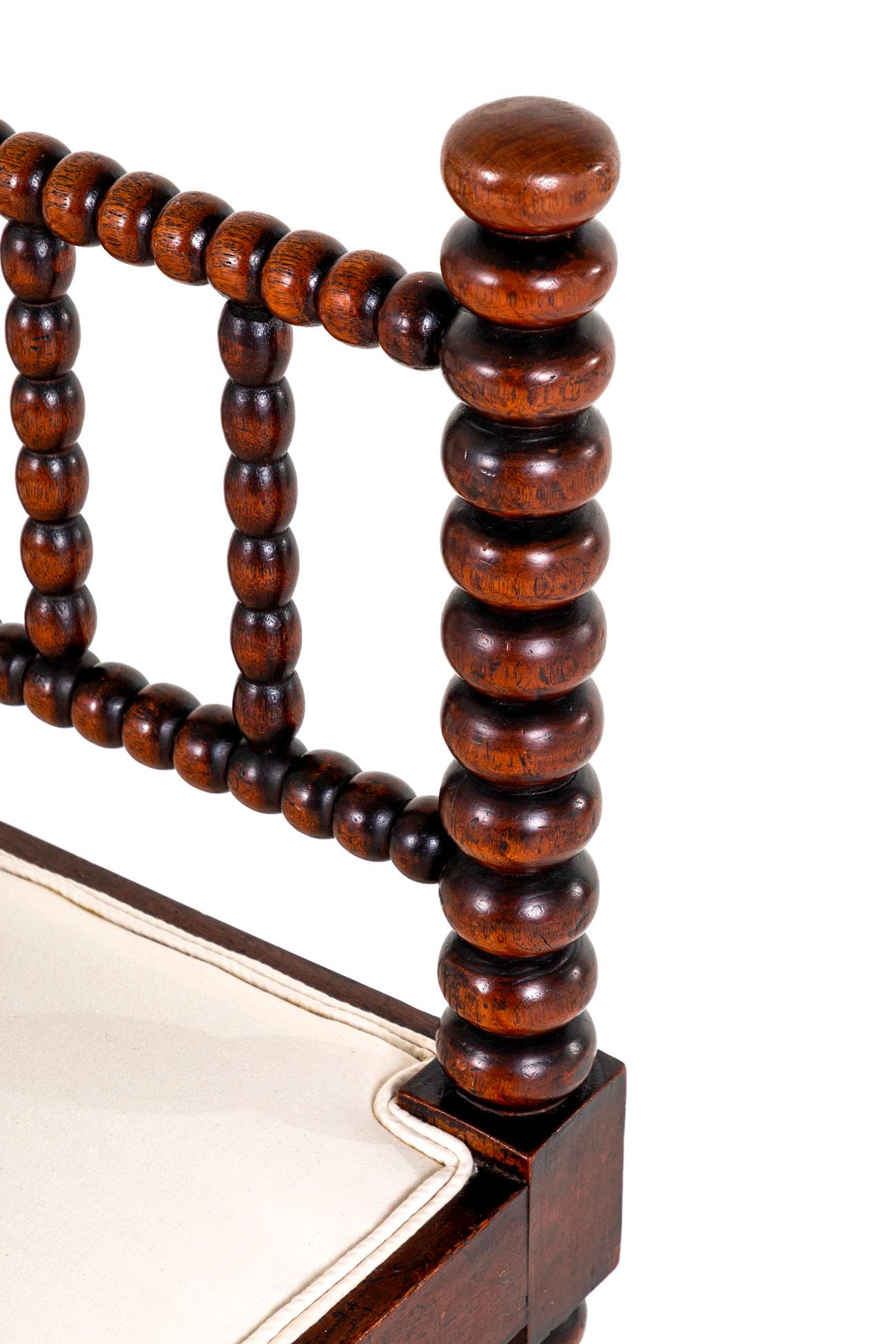 English Oak Bobbin Corner Chair en vente 2