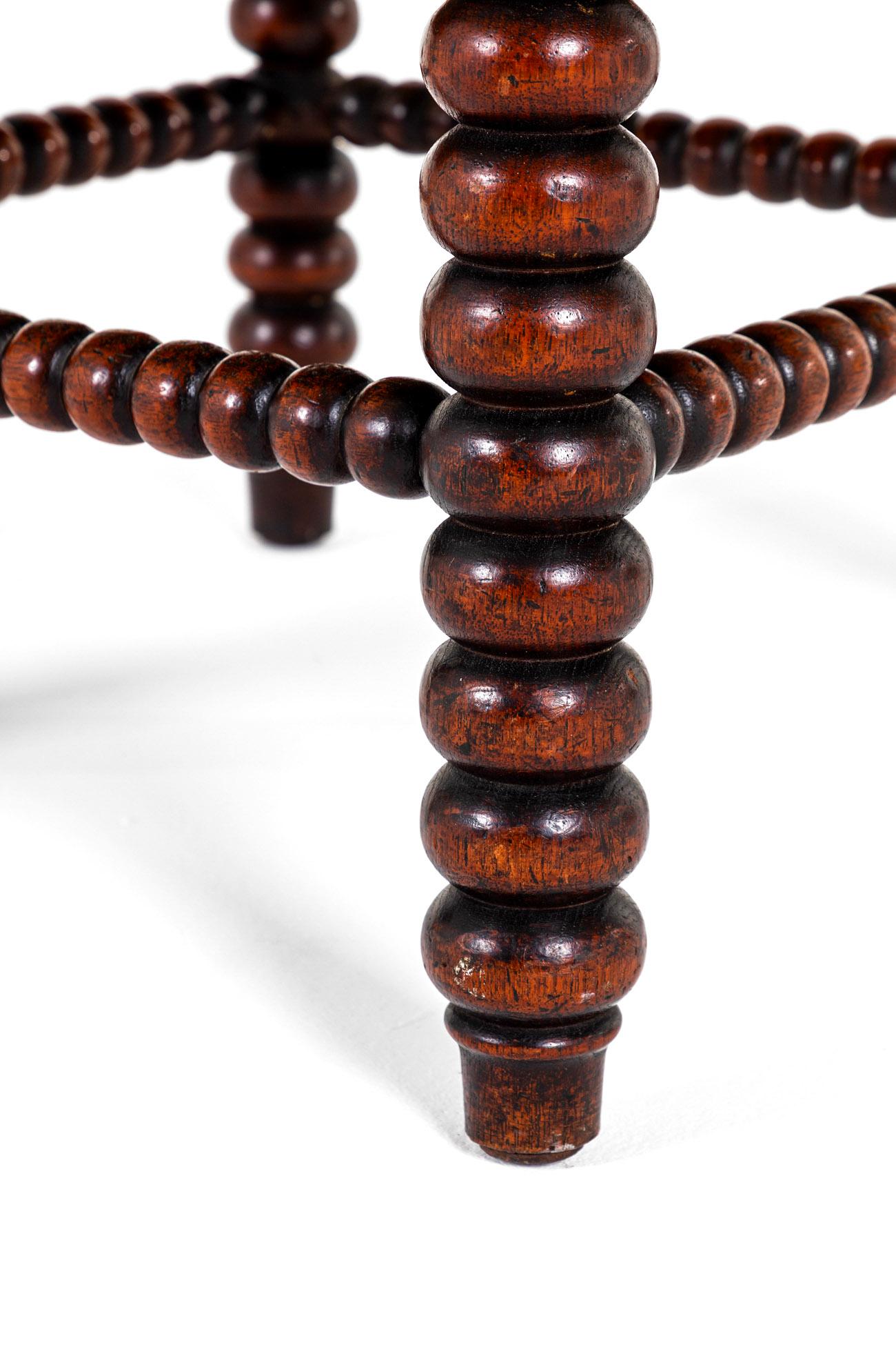 English Oak Bobbin Corner Chair en vente 5