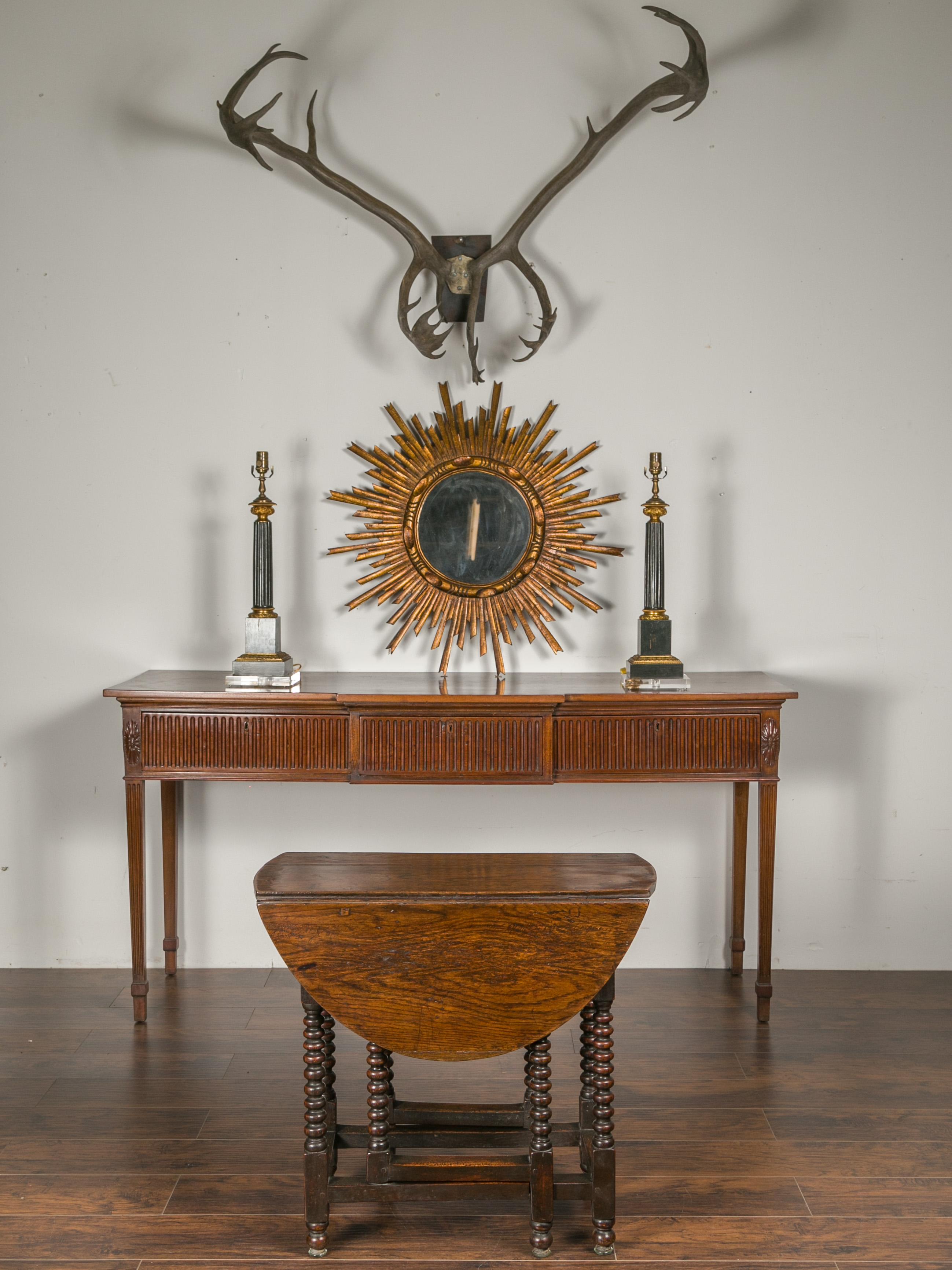 bobbin leg dining table