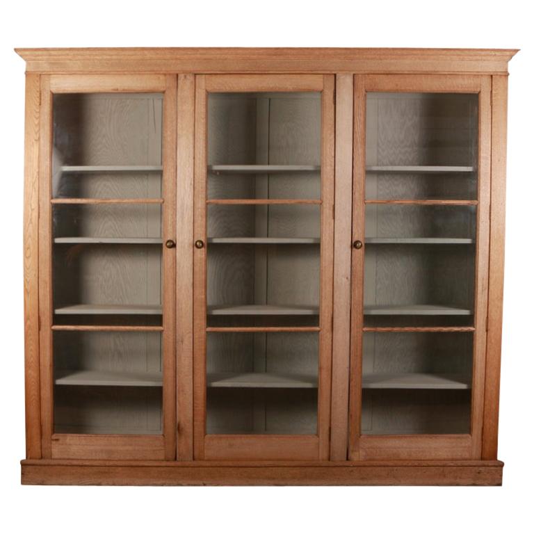 English Oak Bookcase at 1stDibs