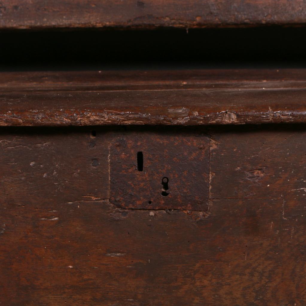 19th Century English Oak Box Settle