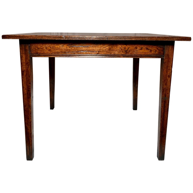 English Oak Card Table at 1stDibs felt top card table