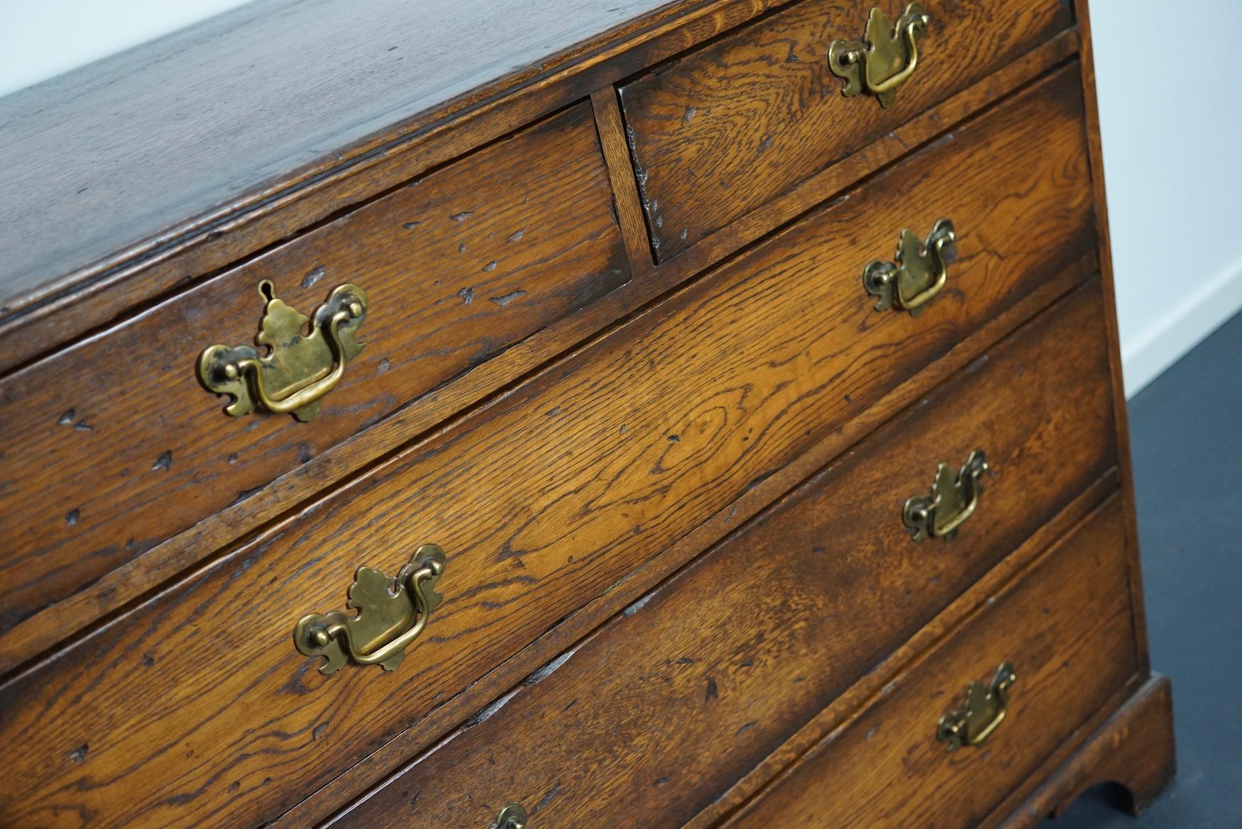 English Oak Chest of Drawers, Early 20th Century 2