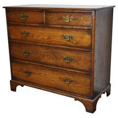 Vintage English Oak Chest of Drawers, Early 20th Century
