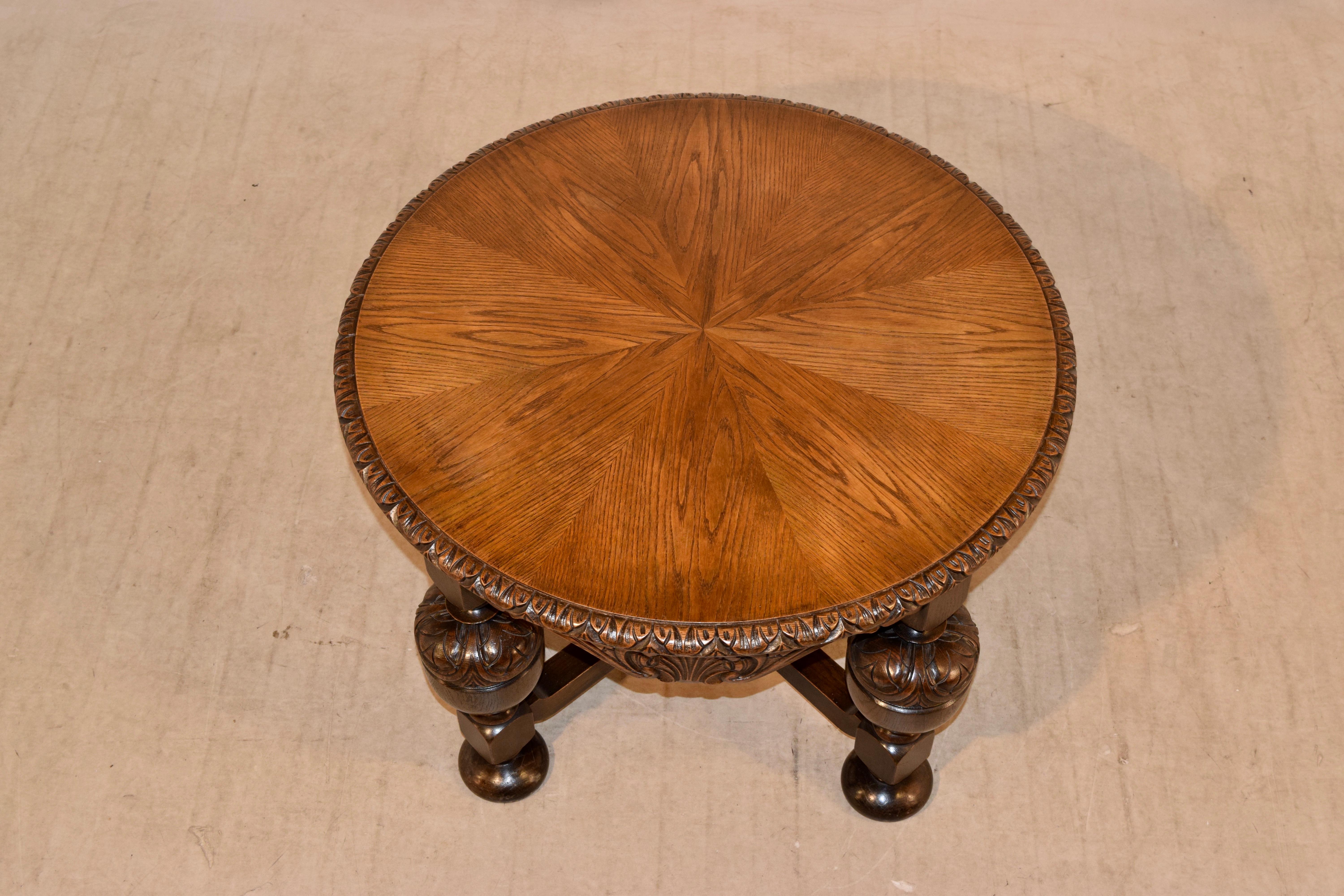 English Oak Cocktail Table, circa 1900 In Good Condition In High Point, NC