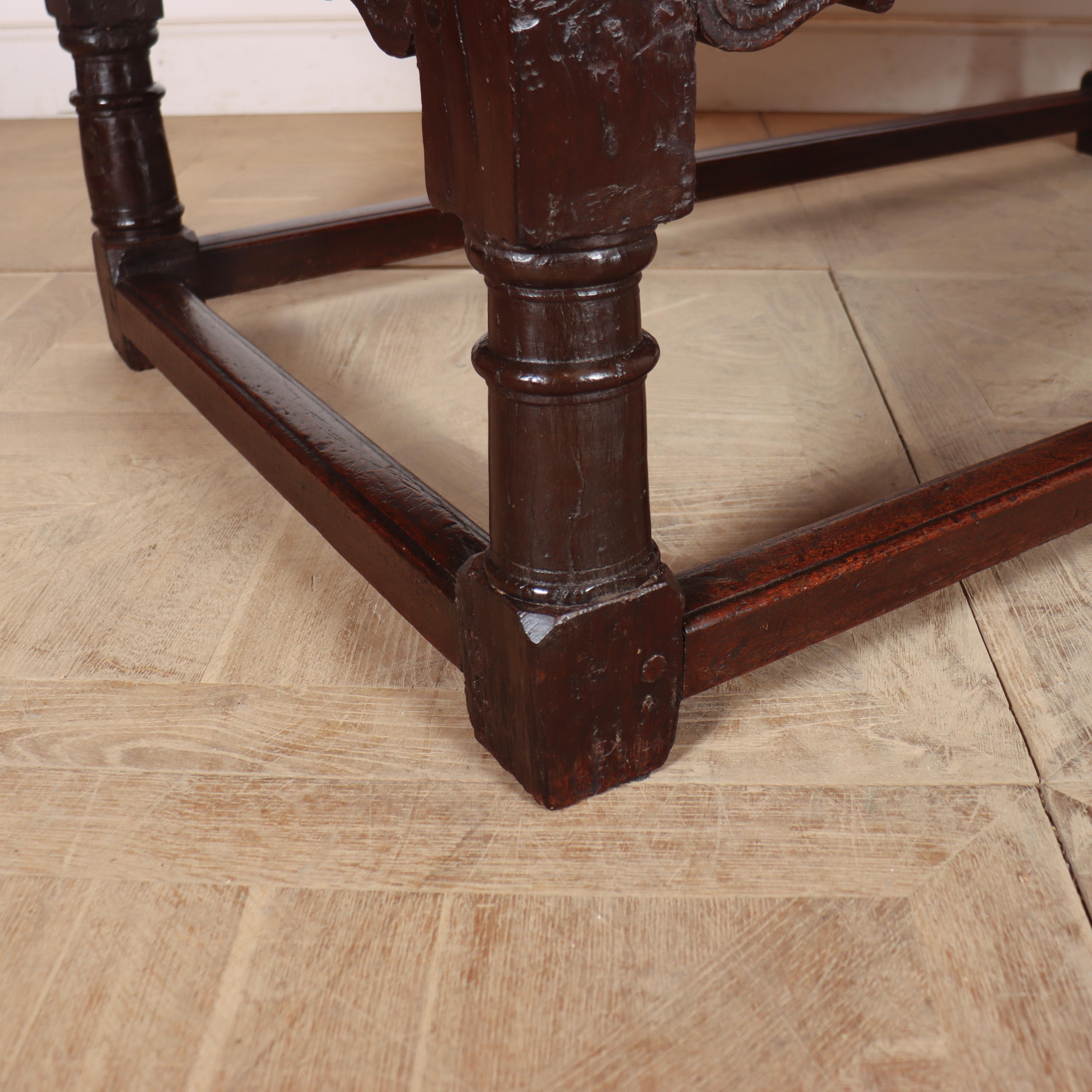 George I English Oak Coffee Table For Sale