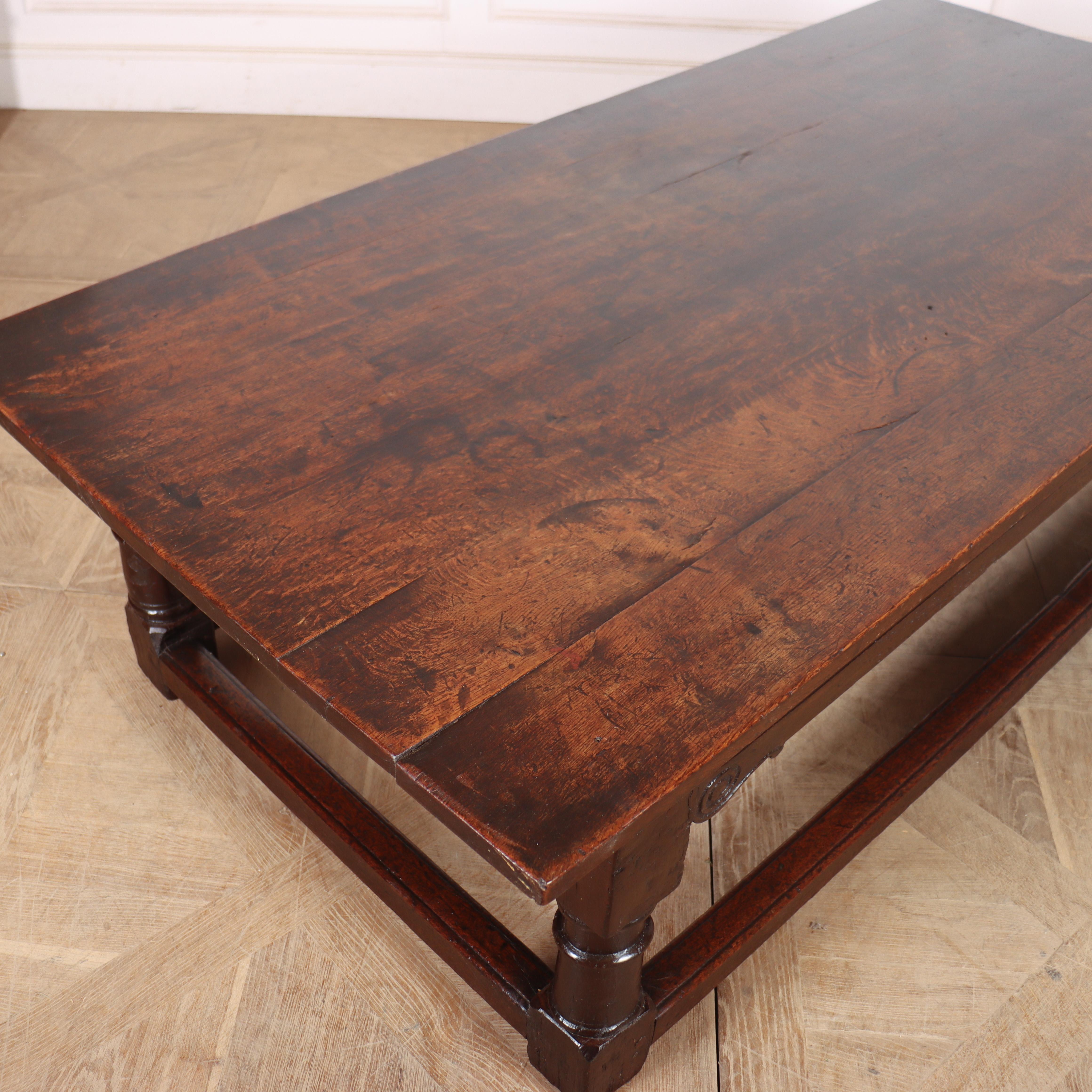18th Century and Earlier English Oak Coffee Table For Sale