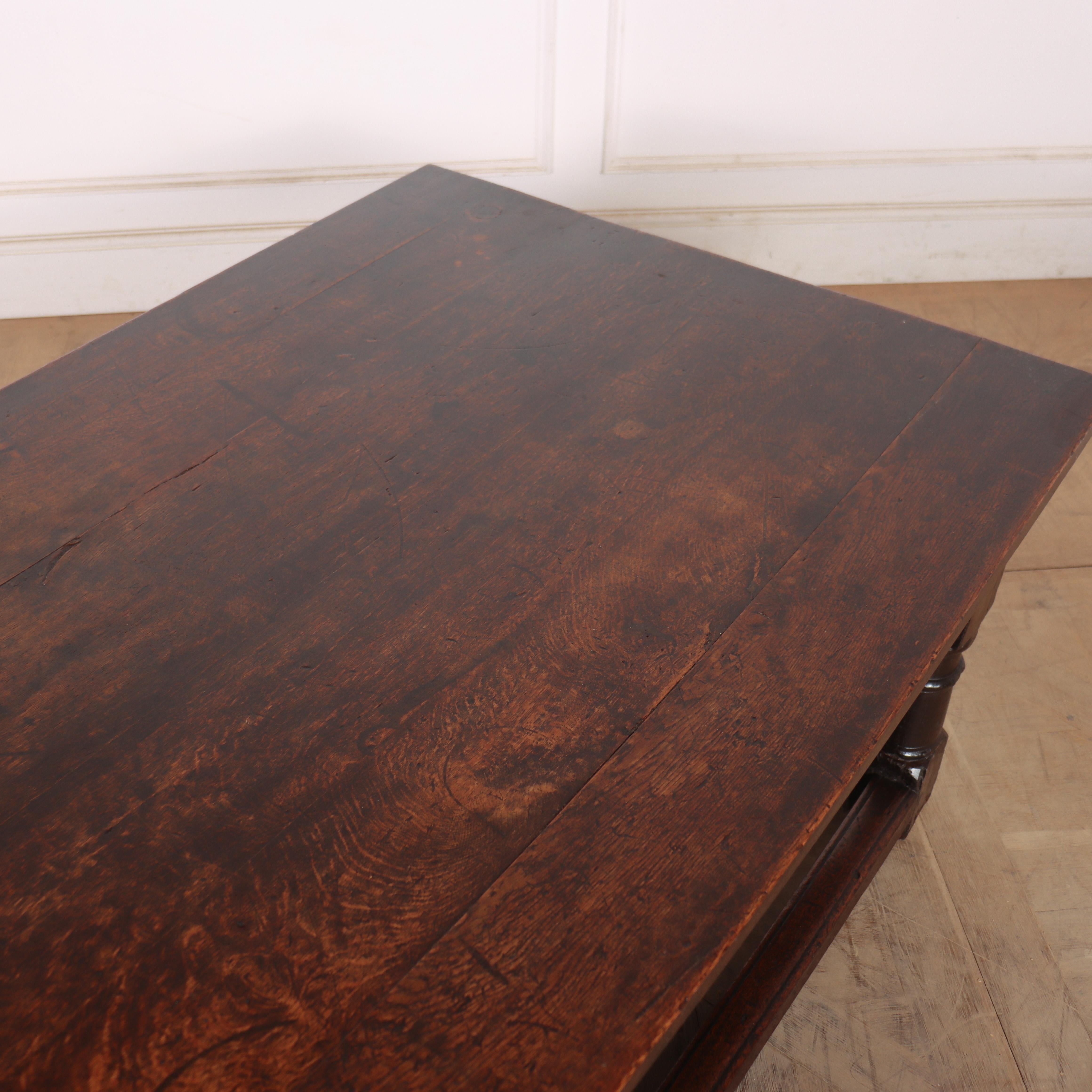 English Oak Coffee Table For Sale 1