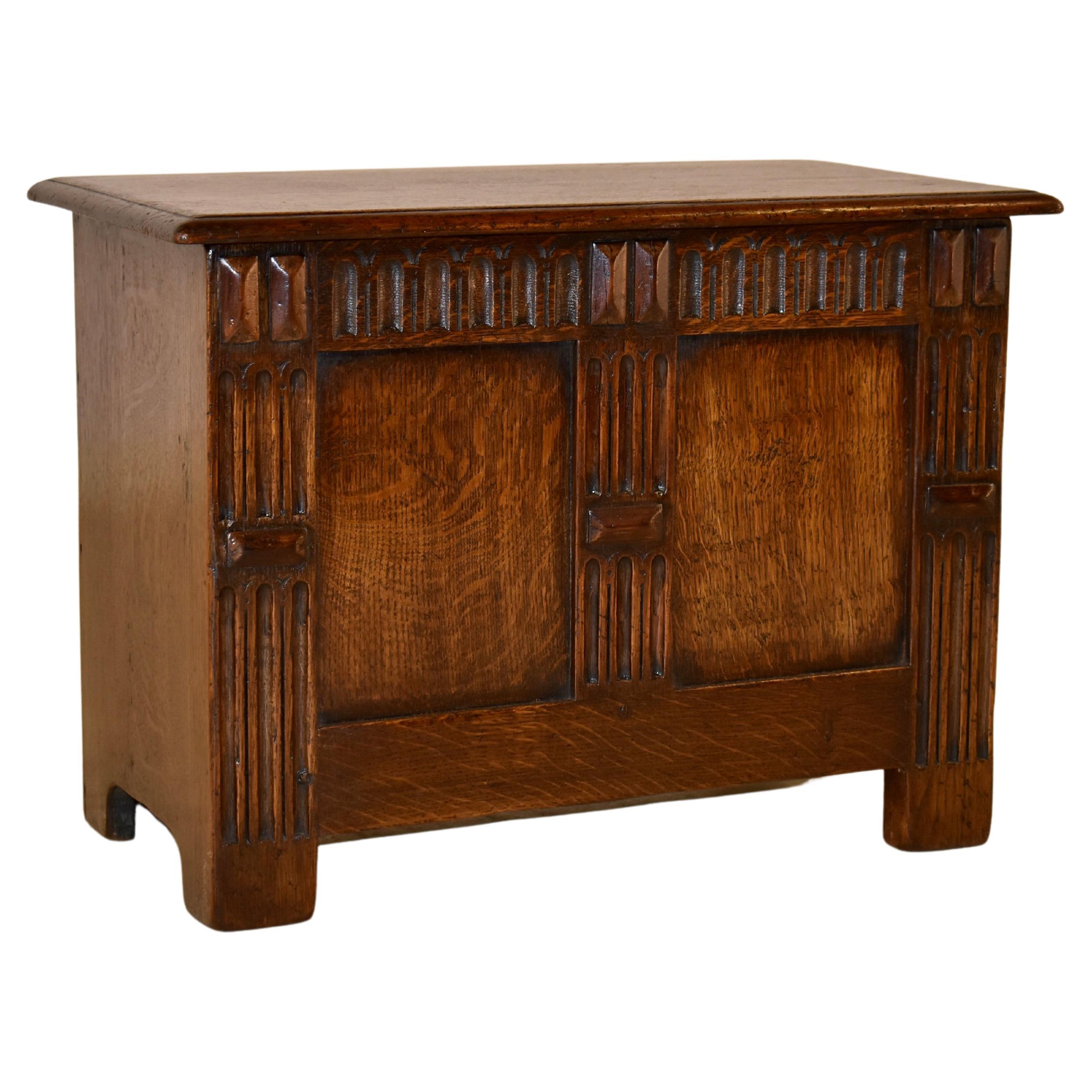 English Oak Coffer, c. 1900