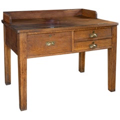 English Oak Drapers Table, circa 1920