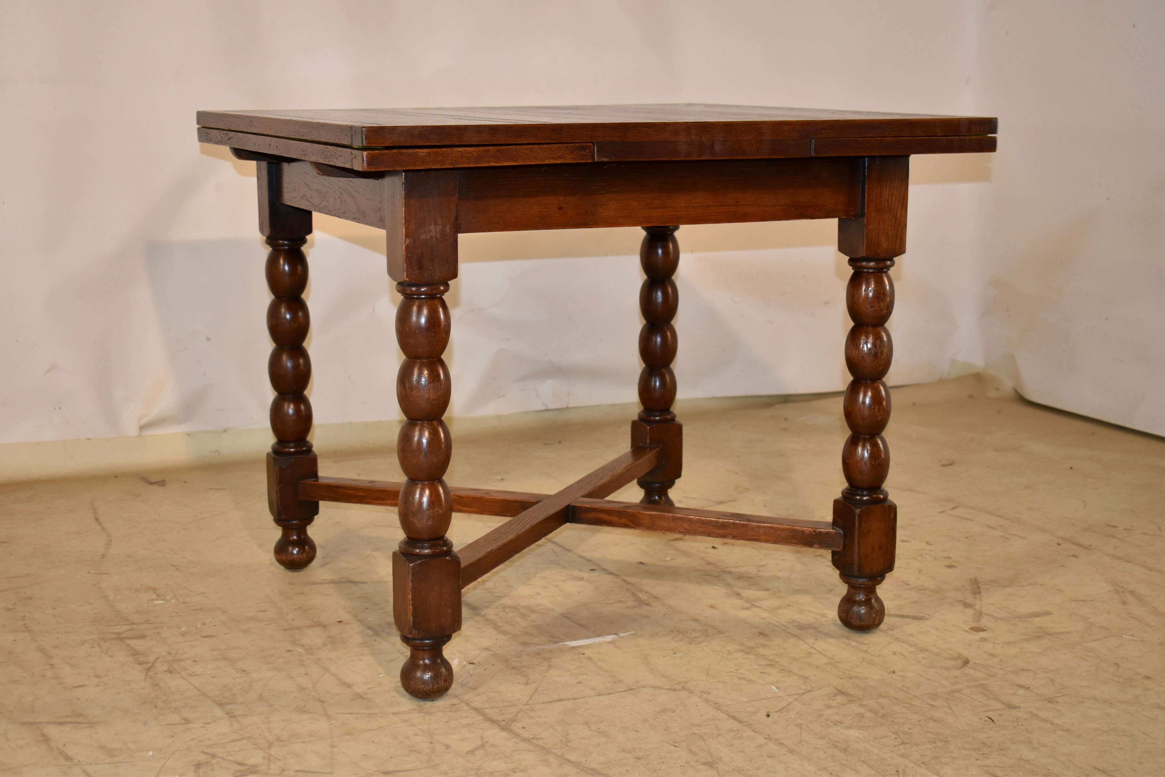Édouardien Table à tiroir en Oak Oak, Circa 1900 en vente