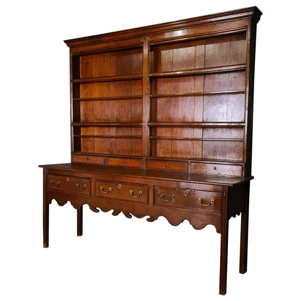 English Oak Dresser and Rack at 1stDibs