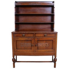 English Oak Dresser Arts & Crafts Country Drinks Cabinet