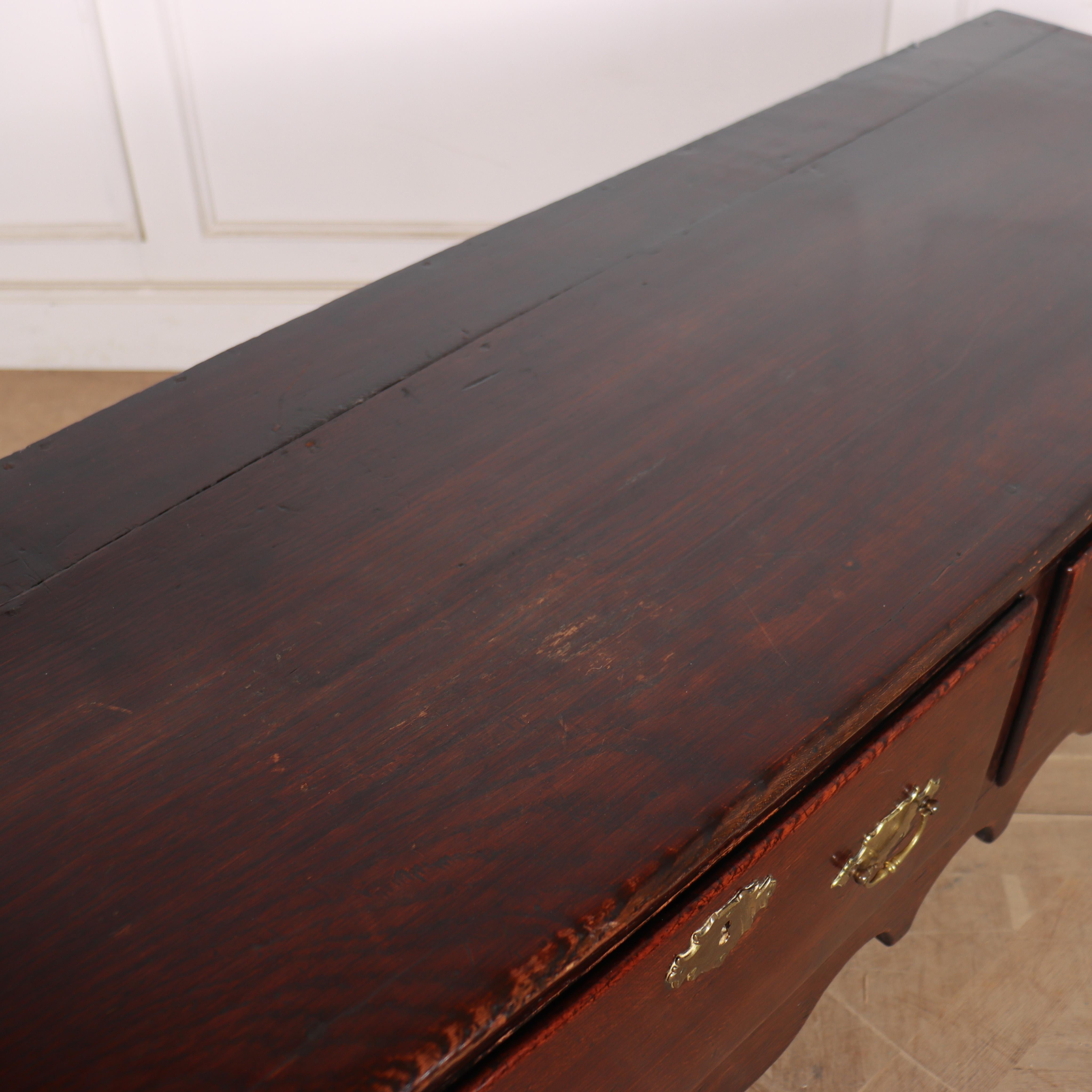 English Oak Dresser Base For Sale 5