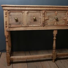 English Oak Dresser Base