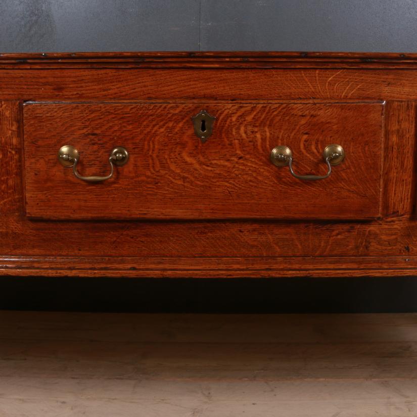 19th Century English Oak Dresser Base