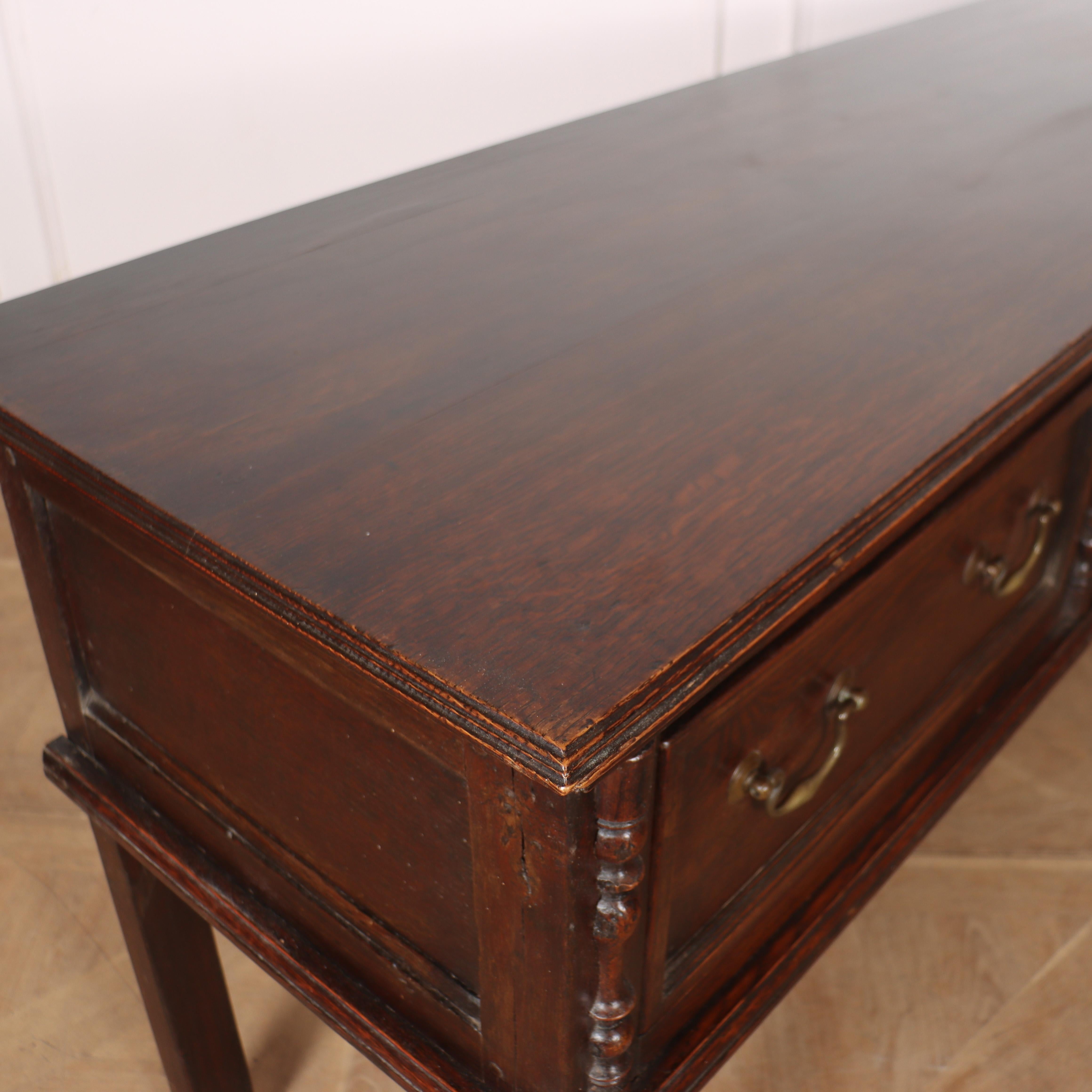 English Oak Dresser Base For Sale 2