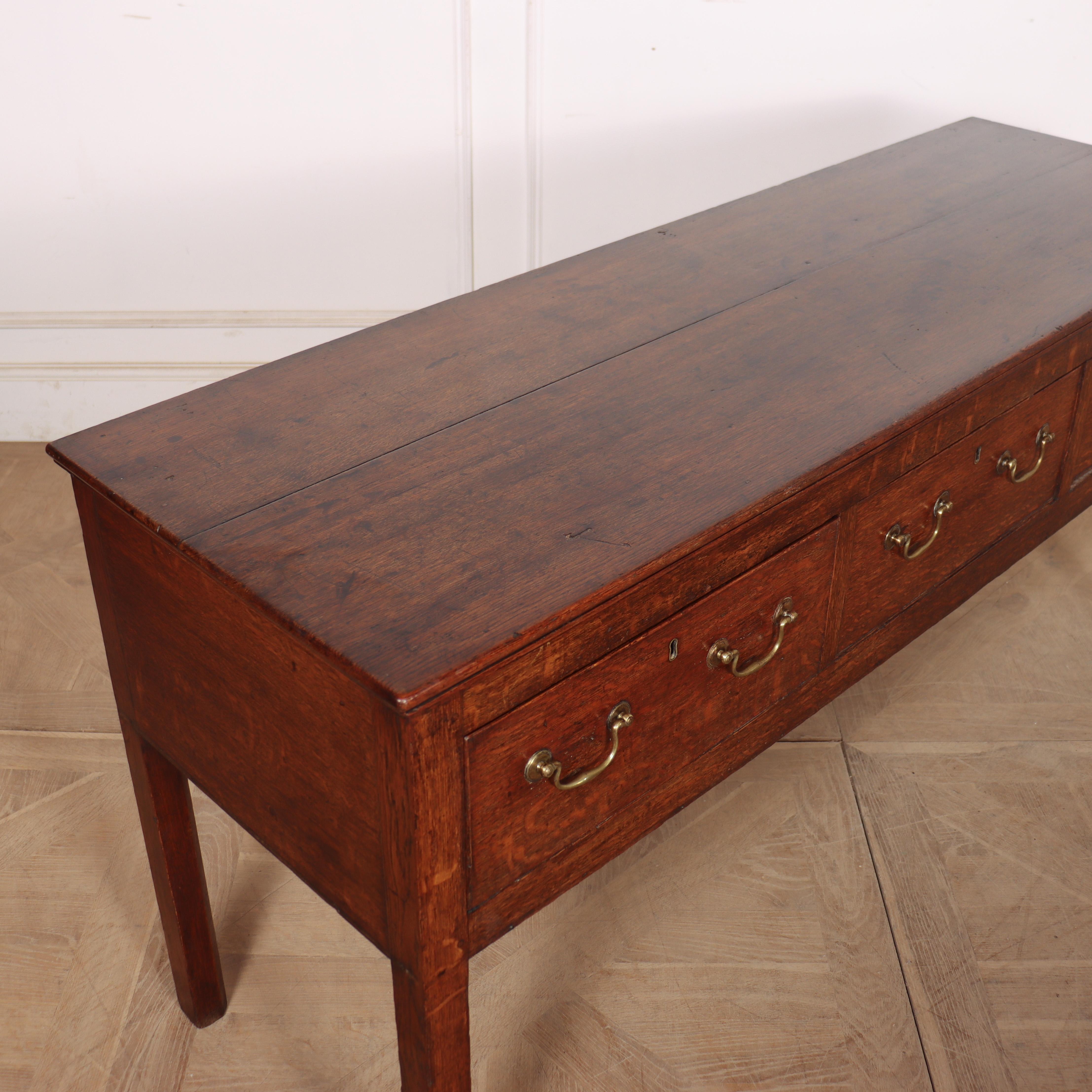 English Oak Dresser Base For Sale 2