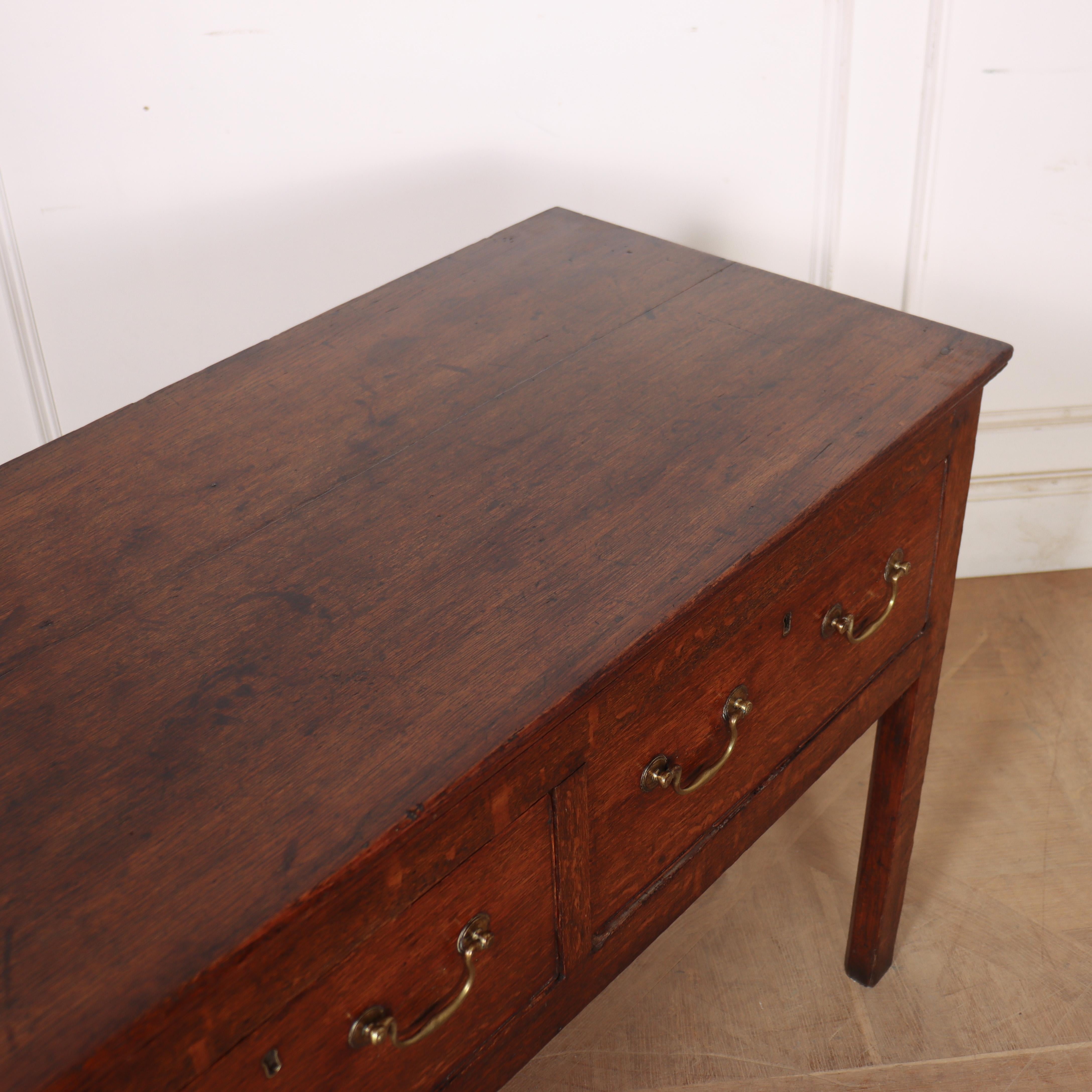 English Oak Dresser Base For Sale 3