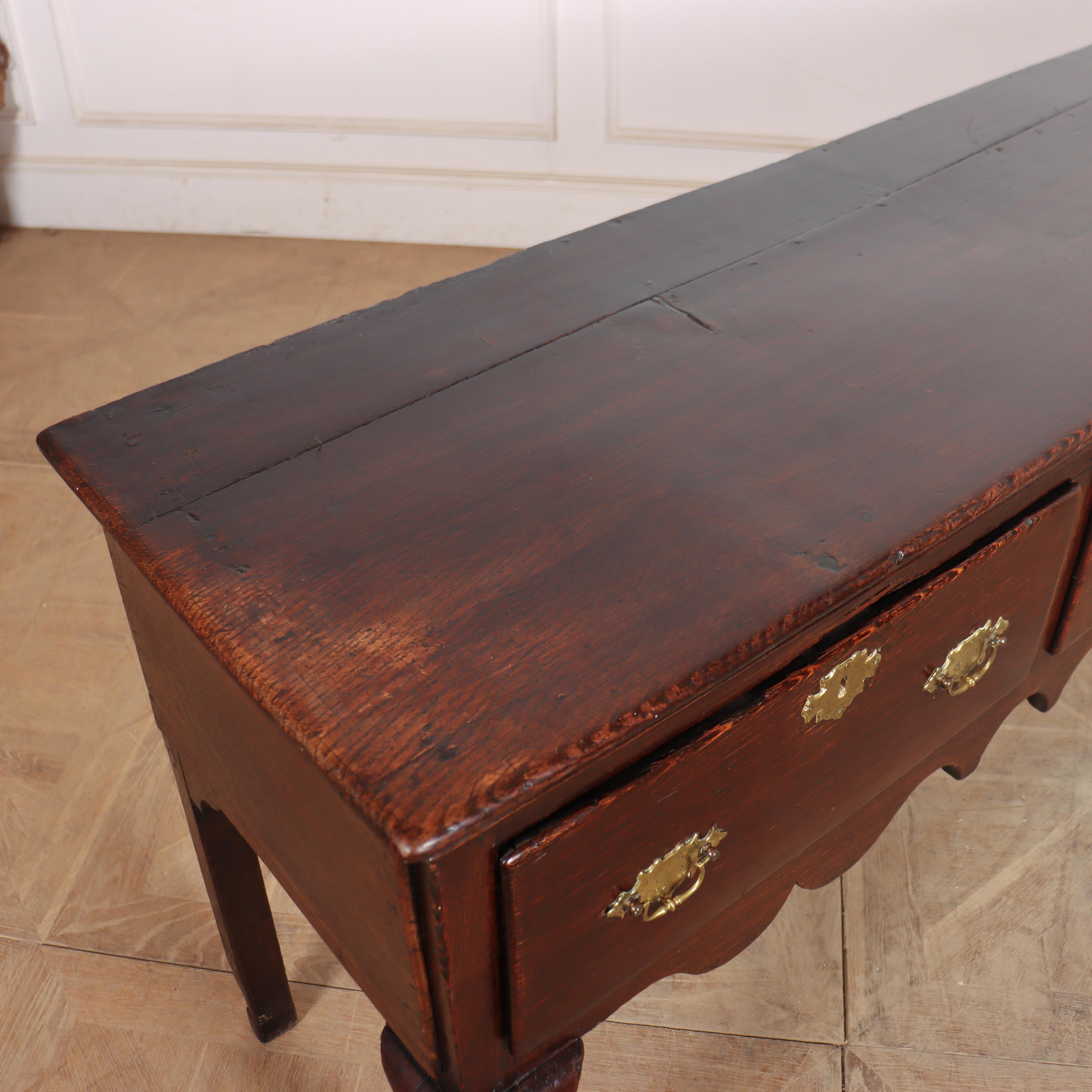 English Oak Dresser Base For Sale 4